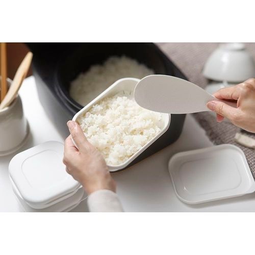 極 冷凍ごはん容器大 2個入 ホワイト