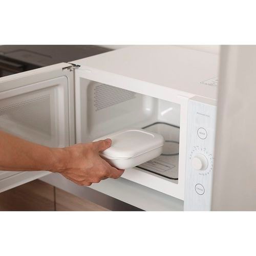 極 冷凍ごはん容器大 2個入 ホワイト