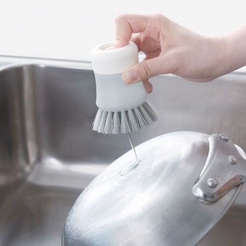 キッチンブラシ ふつう クリア 4セット