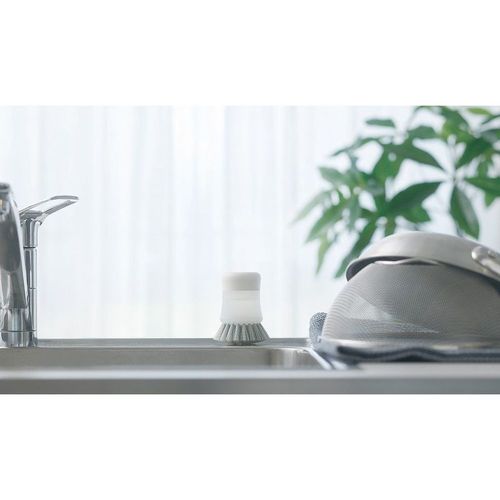 キッチンブラシ ふつう クリア 4セット