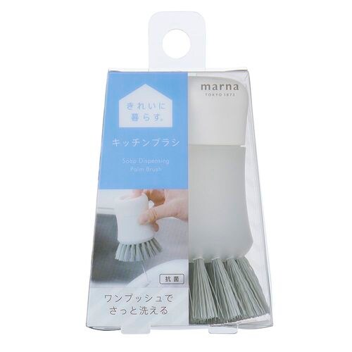 キッチンブラシ ふつう クリア 4セット