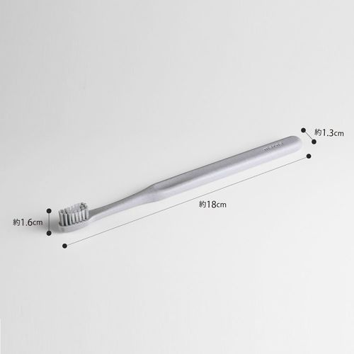 fitハブラシ カーブ グレー 8セット