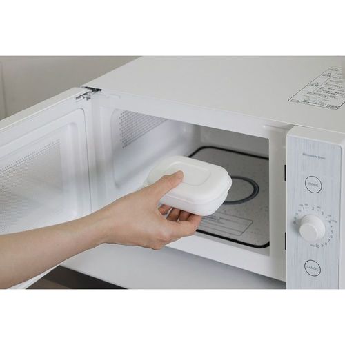 極 冷凍ごはん容器小 2個入 ホワイト 4セット