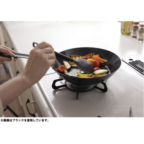 トライアングリップシリコーン調理スプーンYE×4