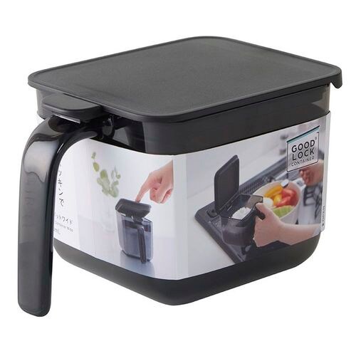 調味料ポット ワイド ブラック