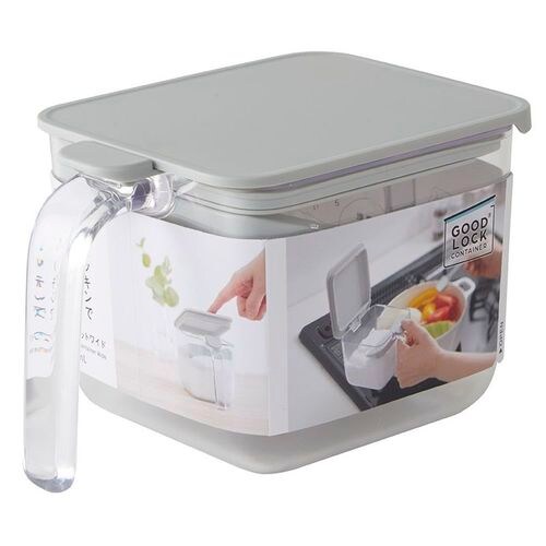 調味料ポット ワイド グレー