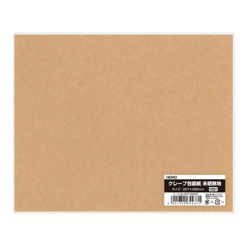 クレープ包装紙 未晒無地 30束