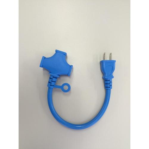 3口ショートタップ ブルー