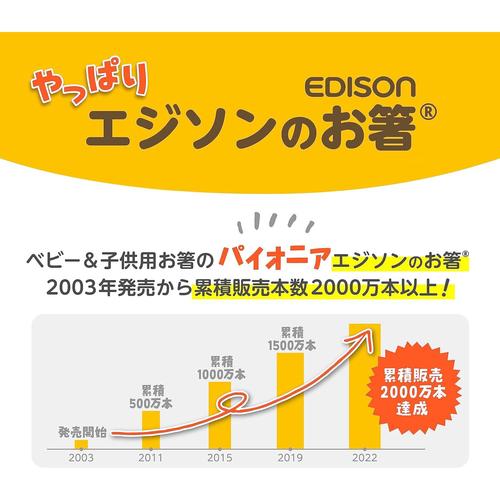 エジソンのお箸1 右手用 ピンク 2セット