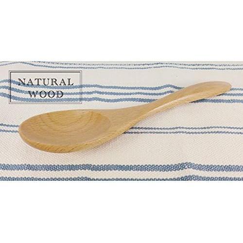 木製デザートスプーン 5セット