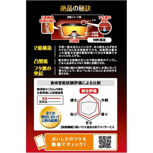 絶品ごはん保存容器 2個入 2セット