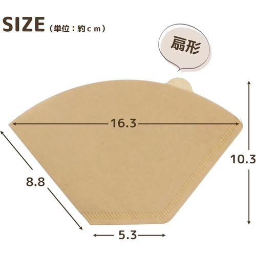 無漂白コ―ヒーフィルター 100枚組 6セット