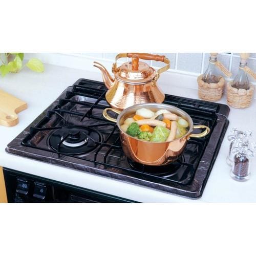 システムマット3口用一体型ワイド灰色3枚組2セット