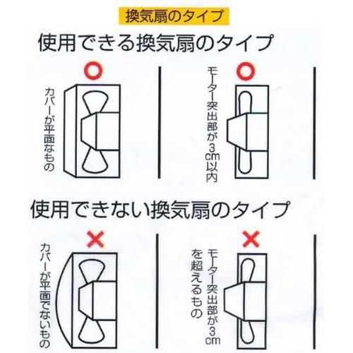 厚っ! 換気扇カバー 1枚入 4セット