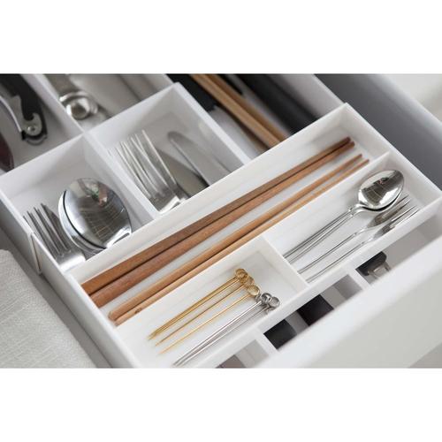 伸縮&スライド カトラリートレー スライド式