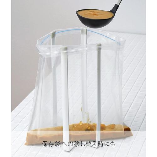 キッチン エコスタンド プレート ポリ袋ホルダー