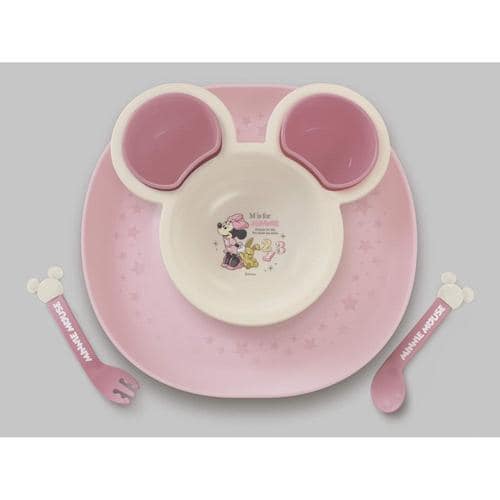 ミニーマウス 食べこぼしキャッチプレート