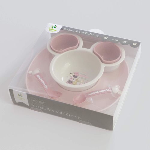 ミニーマウス 食べこぼしキャッチプレート