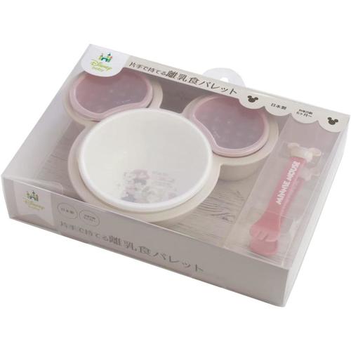ミニーマウス 片手で持てる離乳食パレット