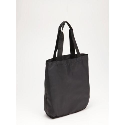 エコバッグ 折りたたみコンパクト収納 黒 3セット