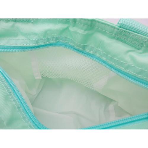 ランチバッグ 保冷弁当袋 水玉 グリーン 2セット