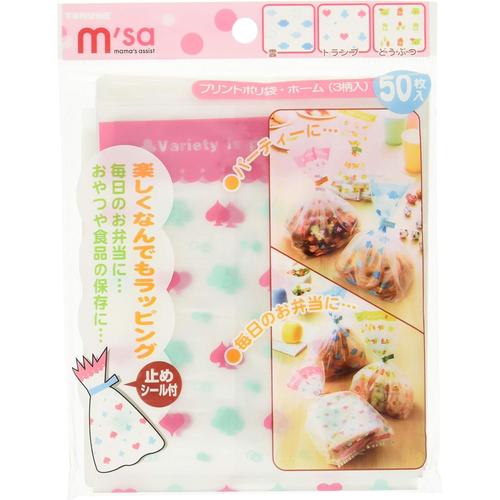 プリントポリ袋 ホーム(3柄) 3セット