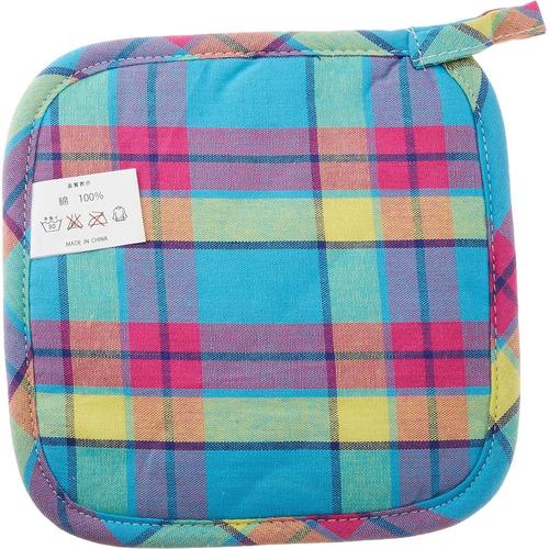 鍋つかみ キッチンホルダー コットン 4セット