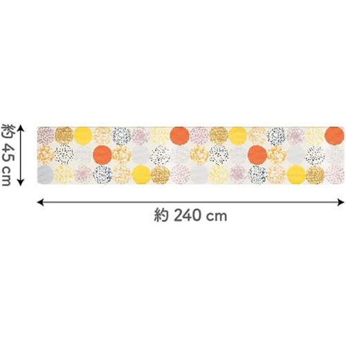 キッチンマット 240cm ドット