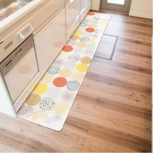 キッチンマット 240cm ドット