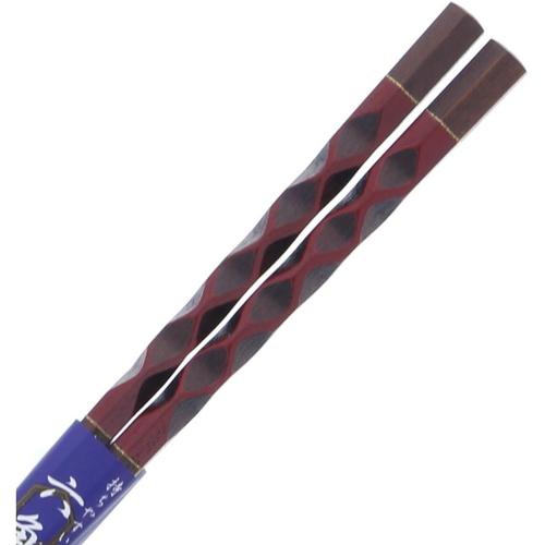箸 六角楓 20.5cm 2セット
