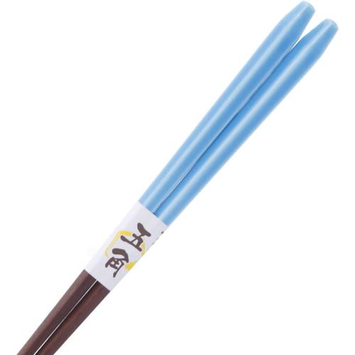 箸 五角 フラッペ 青 23cm 3セット