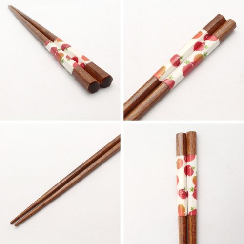 箸 六角 とまと 23cm 3セット