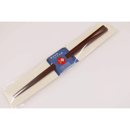 塗箸 23cm 漆四角無地 2セット