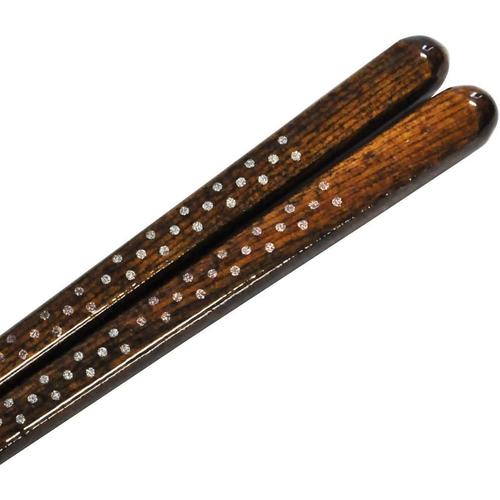 若狭塗箸 フェミニンドット 21cm 3セット