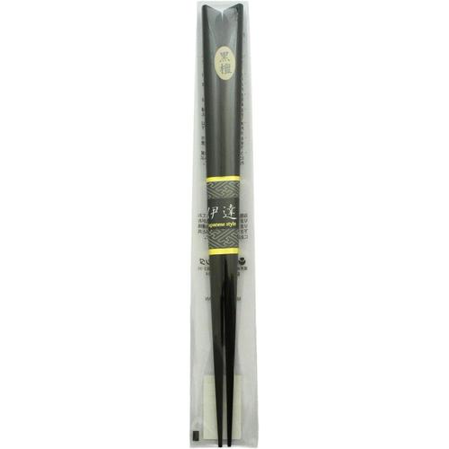 若狭塗箸 太め黒檀正宗 23.5cm