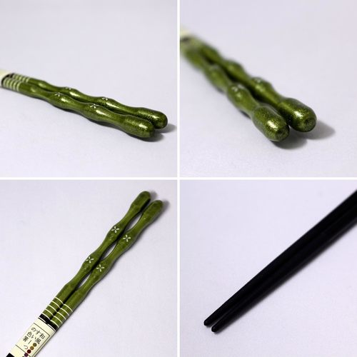 箸 和風スィーツ三段抹茶 23cm 3セット