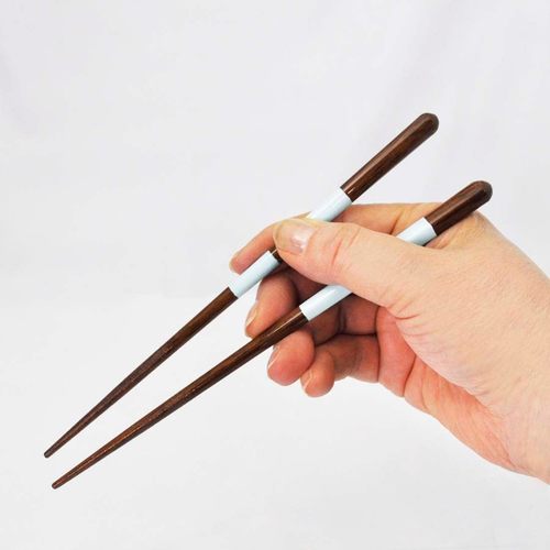 食洗箸 スイートマカロン ブルー 18cm3セット
