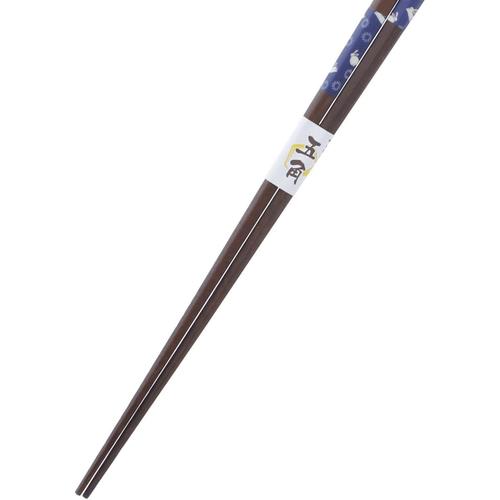 菜箸 五角 幸うさぎ ブルー 33cm 3セット