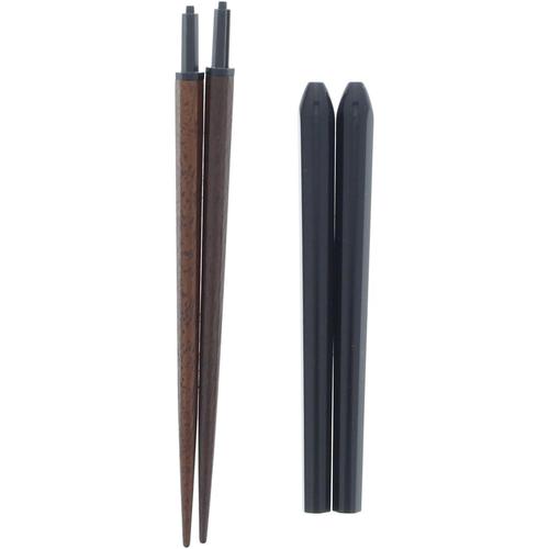 塗ふところ箸 黒 23cm