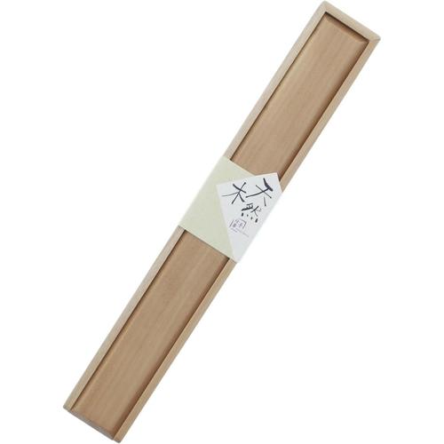 箸箱 白木 一半用 25.5cm 2セット