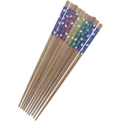 来客用箸 すす竹 幸うさぎ 5膳組 2セット