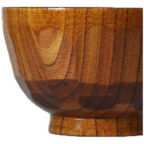 木製汁椀 亀甲木目 2セット