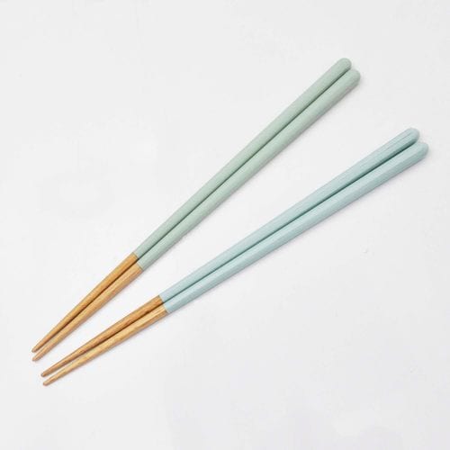 箸箸置揃え Haze GR×BL 2膳組