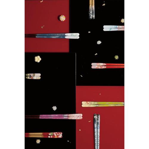 箸 マシュマロうさぎ レッド 2セット