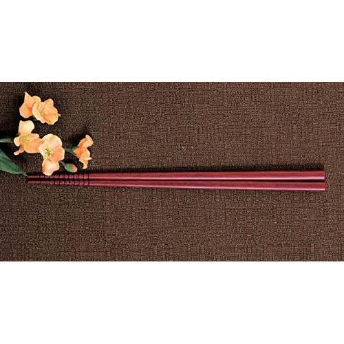 食洗箸 ギザギザ糸巻 赤 3セット