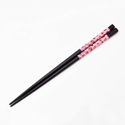 食洗箸 和紋ミッキー ピンク 2セット