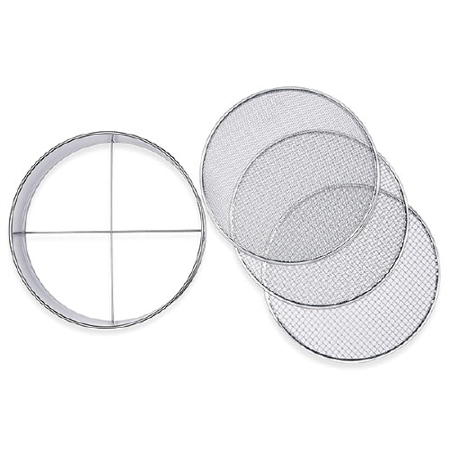 ステンレス園芸土フルイ