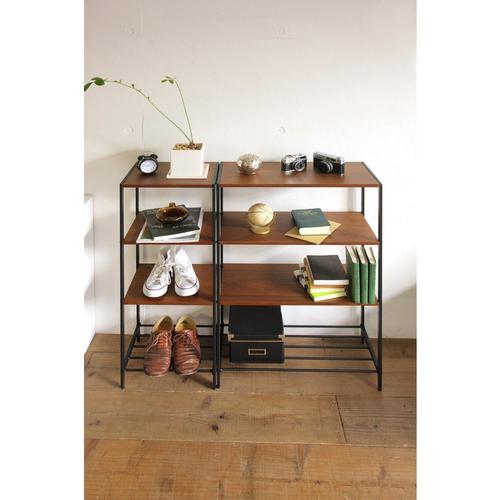 アンセム ラック4段 ブラウン