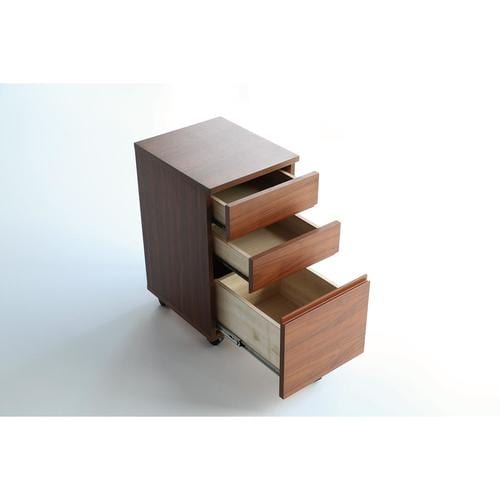 ウォルナットデスクチェスト W340