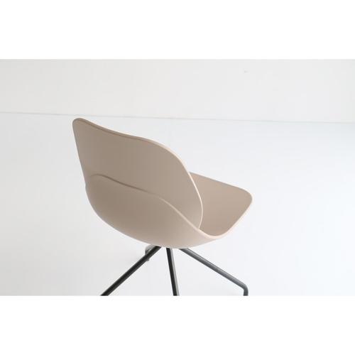 aven チェア02スチール ベージュ